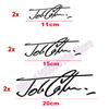 2 szt. Odblaskowa naklejka samochodowa John Cooper Signature Dla MINI JCW R56 R57 F55 F56 F57 R50 R53 R60 F60 F54 R55 R58