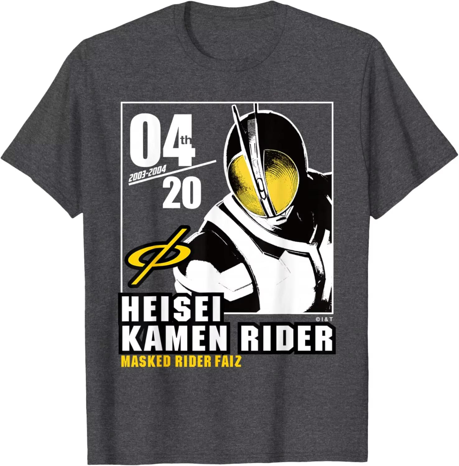 

KaUnisex Rider Heisei Series TShirt Unisex Women Y2k Street Style Short Sleeve Tshirt Fashion Anime Print Comfortable Tee Cotton Tops 4XL