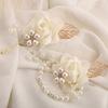 Artificial Flower Wedding Corsage Pair For Bride Grooms Bridesmaids Matching Accessories Western Ceremony