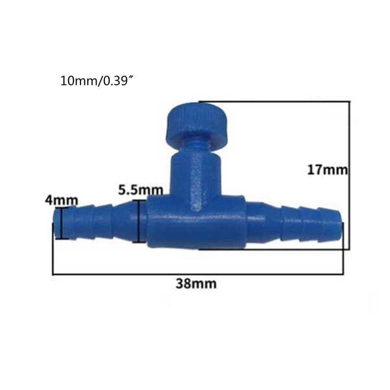 Plastic Fish for Tank Air Pump Control Valves Aquarium Hose Connector 2 Way Adjustment Control Valves Accessories