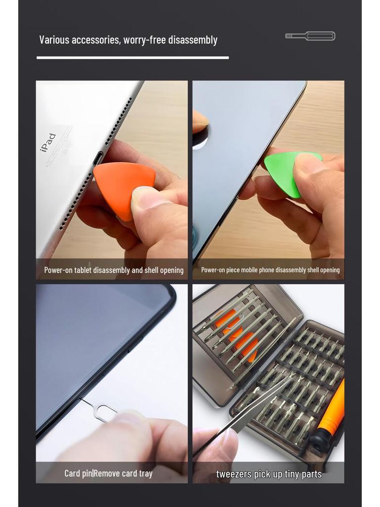 Zestaw wkrętaków: 7-w-1 Narzędzie Precyzyjne Torx i Phillips do Napraw