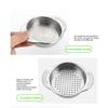 Stainless Steel Food Can Strainer Metal Tuna Press Filter Can Lid Colander Oil Drainer Kitchen Tools For Beans Vegetables