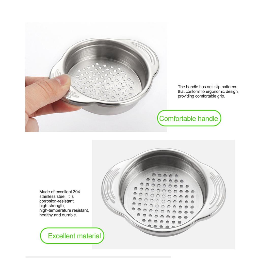 Stainless Steel Food Can Strainer Metal Tuna Press Filter Can Lid Colander Oil Drainer Kitchen Tools For Beans Vegetables