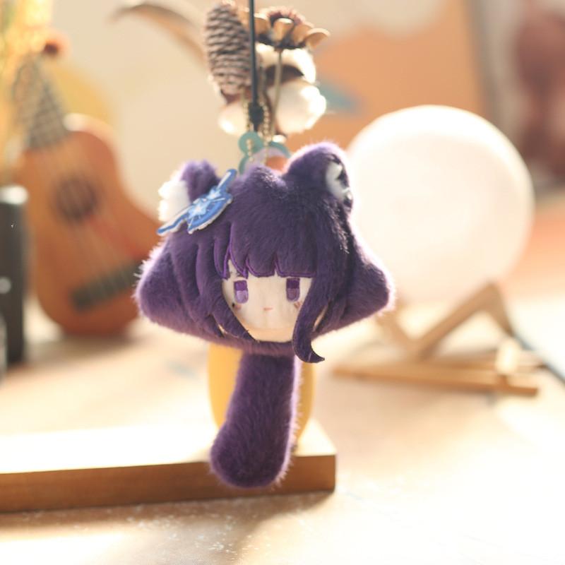Impact Genshin Beelzebul Plush Keychain Soft Stuffed Toy Anime Collectible