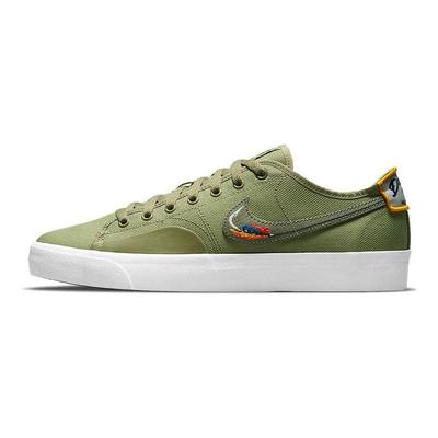 Daan Van Der Linden x Blazer Court SB Dusty Olive Unisex Sneakers Πράσινο Light-Bone Ναυτικό CZ5605-300