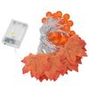 Maple Leaf String Light with Constant Light Flashing Dual Modes Indoor Outdoor Holiday Party Decors(  9.8ft 20LED )