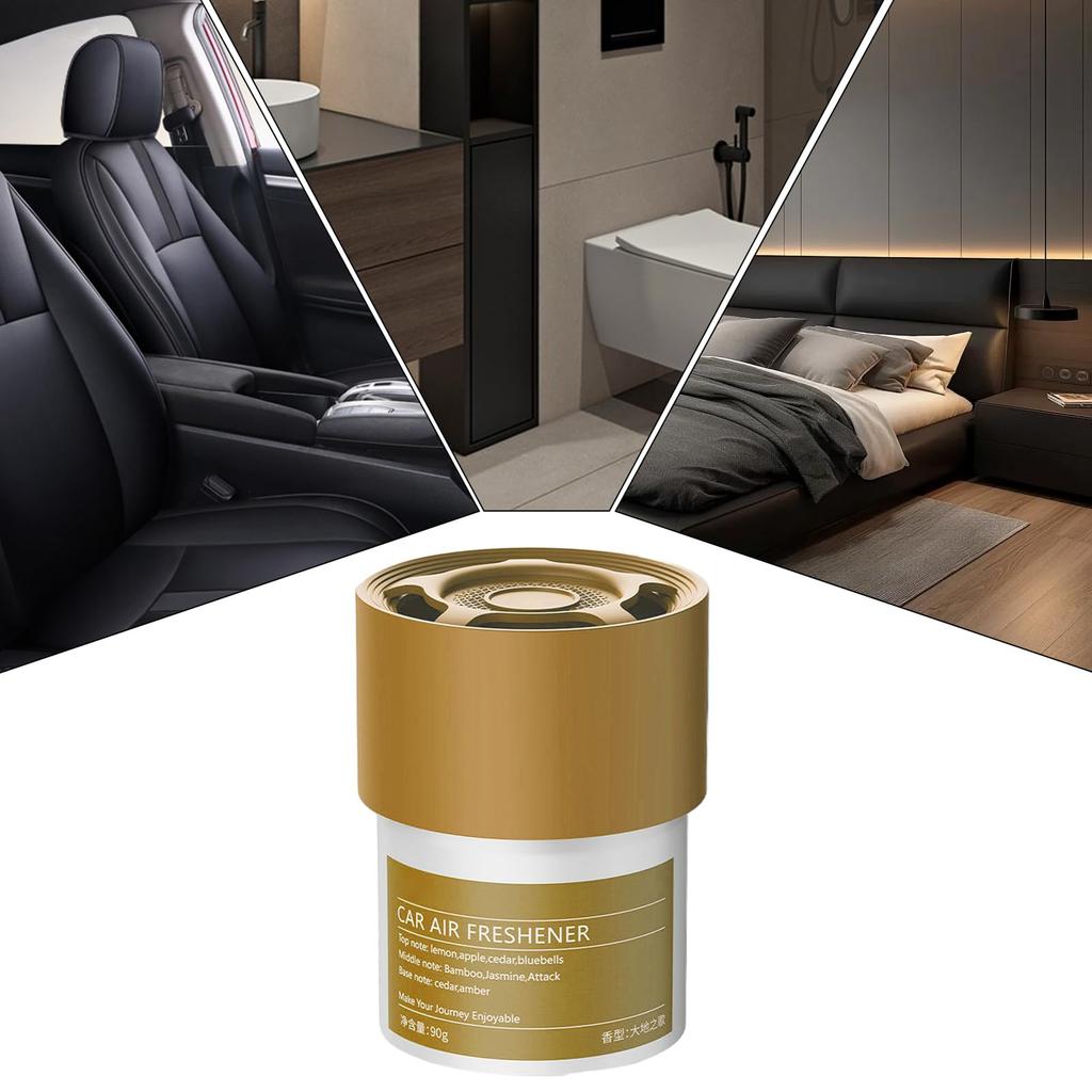 Car - Solid Car , Scent, Car Smell, Lasting Odor Eliminator for Gym, Home, Toilet, Closet, Garage