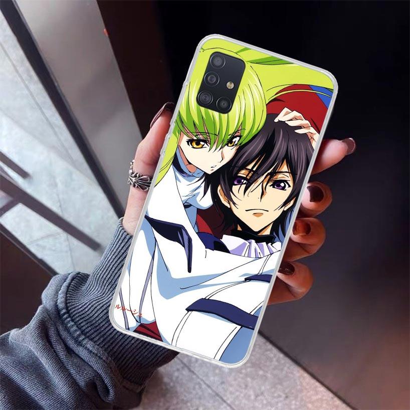 Code Geass Anime Phone Case For Samsung Galaxy A12 A52S A42 A32 A22 A51 A50 Note 20 Ultra 10 S10 Plus A71 A70 A31 A30 A10S Galax