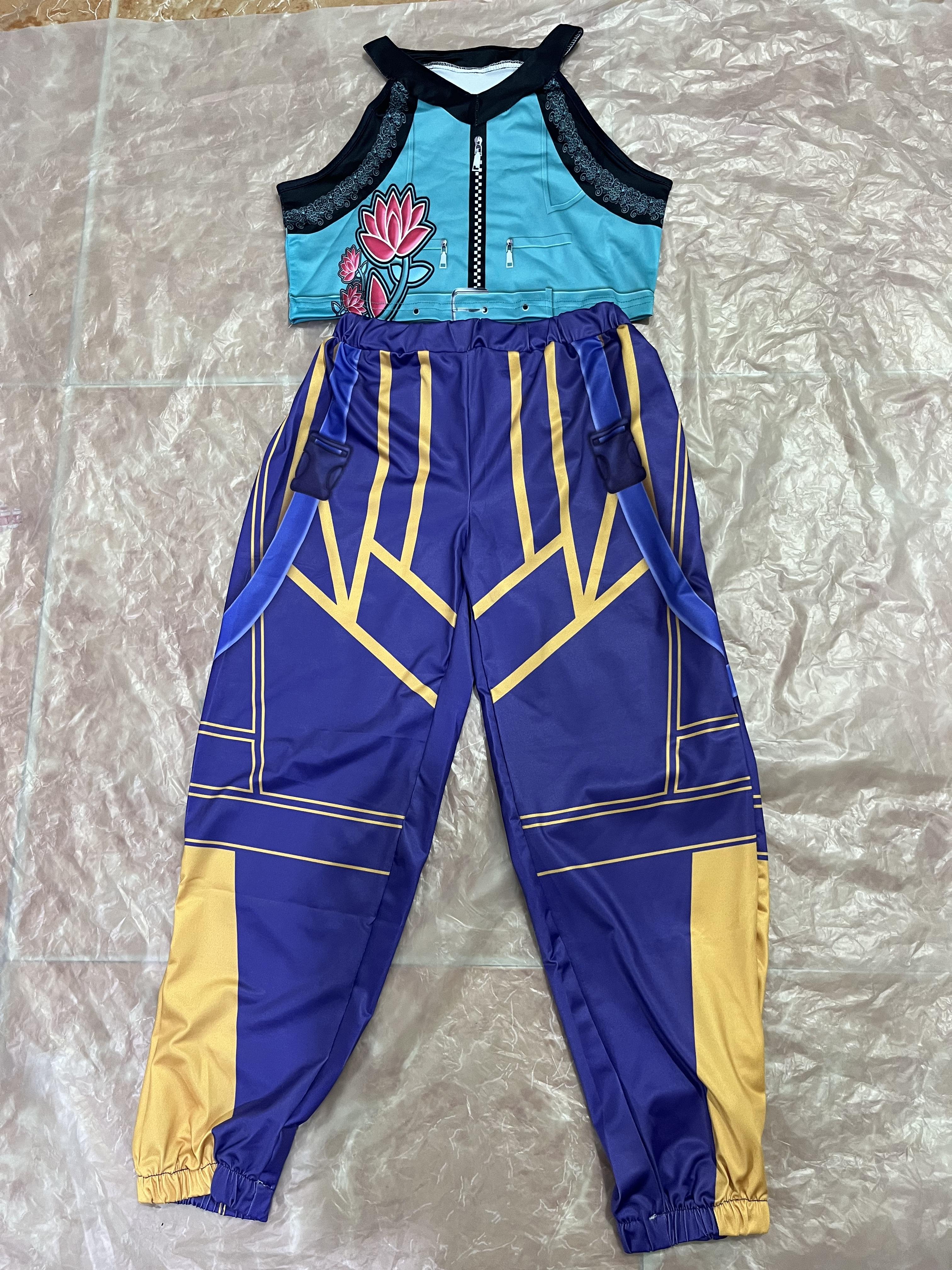 

Детский костюм для косплея Rumi Mira Zoey KPop Охотницы на демонов Девушка K Pop Huntrix Золотой костюм Ребенок Одежда Наряд для Хэллоуина Kids 100cm&K Pop Demon Hunter