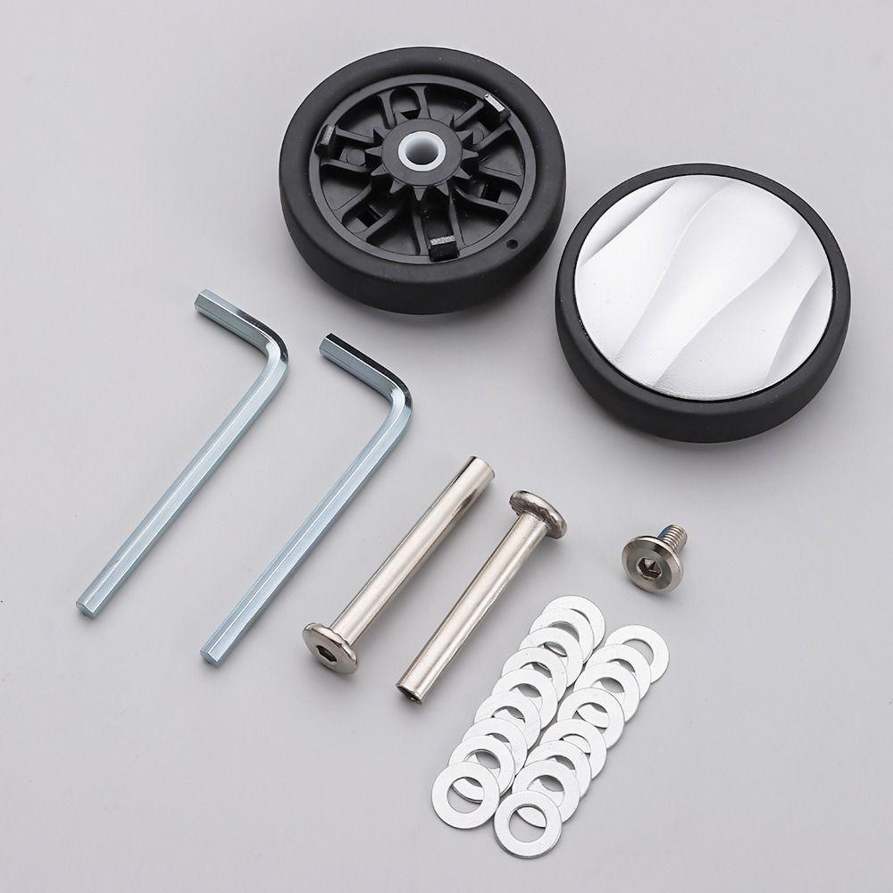 Portable Suitcase Parts Axles Suitcase Wheels Replacement with Screw Replace Wheels Caster Wheel Repair Kit Luggage Accessories