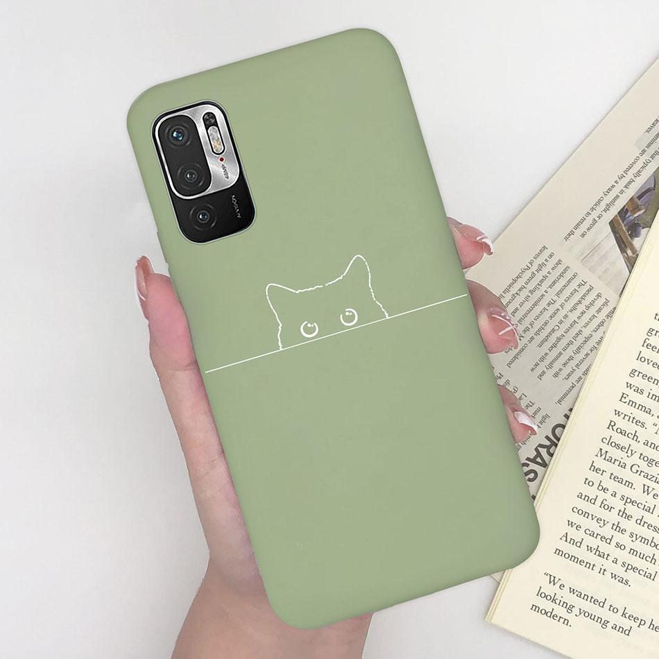 For Xiaomi Redmi Note 10 10T 11 SE 5G Case Pilot Cartoon Pattern Soft Silicone Back Cover For Xiaomi Poco M3 Pro 5G New Bumper