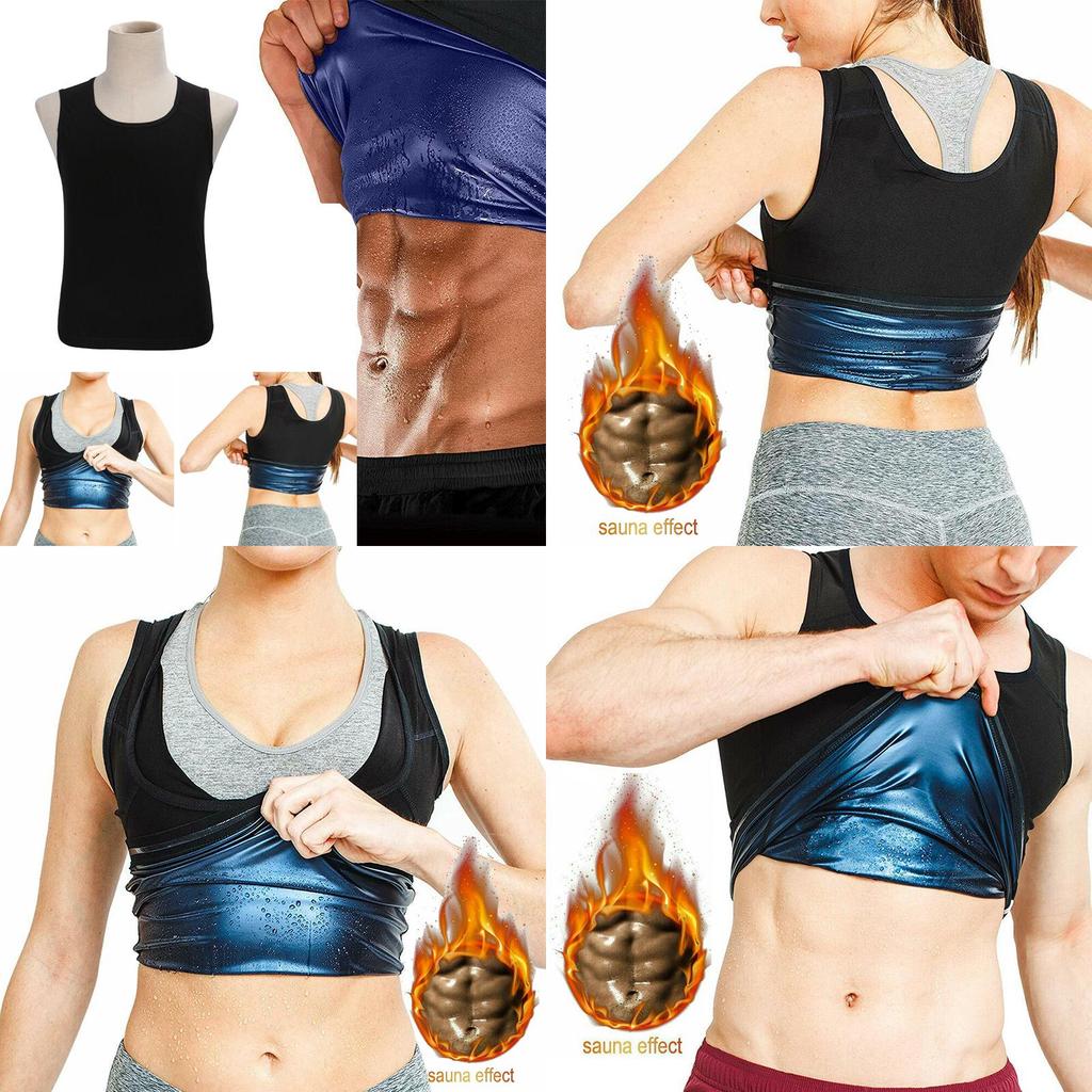 Ultra-lightweight Polymer Vest For Men And Women With Effective Sweat Slimming Design