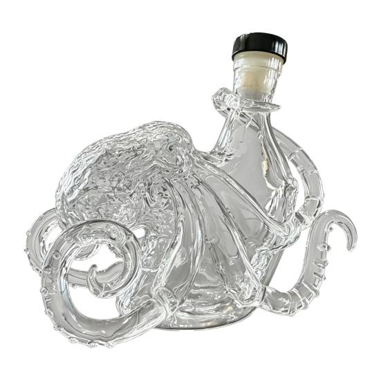 

Whiskey Decanter, with Octopus Design Glass Wine Bottle, Sealing Preserves Aroma And Flavor Beverage Container, Gift for Men Dad Whiskey Enthusiasts