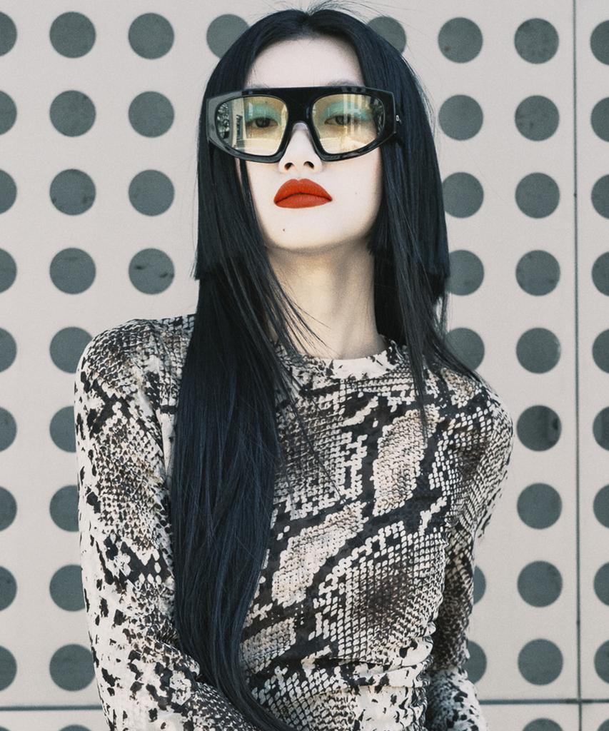 Aleumail Am-029 C02 Black Orange Tint