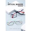 Blue Light Blocking Glasses Women Oversized Cat Eye Glasses Frame for Women with Non-prescription Lens Compuer Eyeglasses Frames