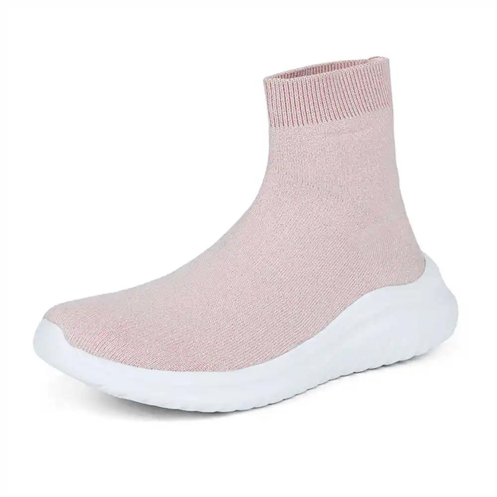 40-41 Number 41 High White Sneakers Woman Summer Shoes Green Ankle Boots Sports Caregiver Shouse Original Second Hand