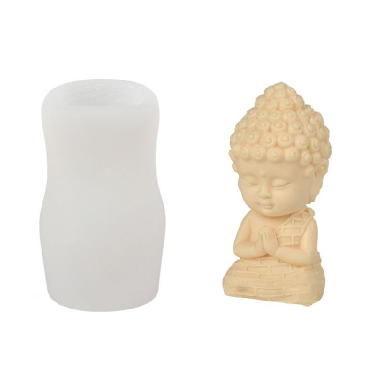 3D Buddha Gypsum Soap Cement Resin Mold Handmade Soap Ornaments Church Candle
