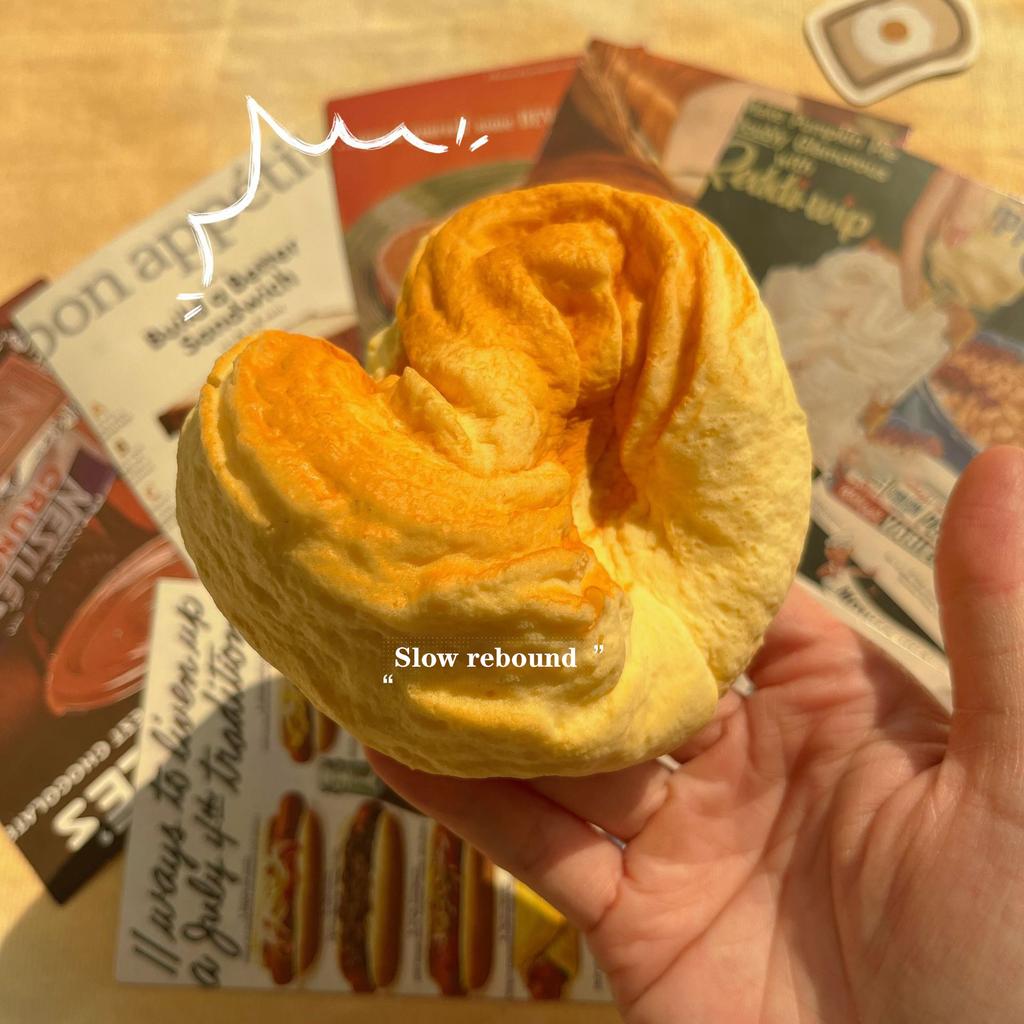Simulated Bread Squishy Slow Rising Soft Sticky Stress Relief Toy Flexible Stress Reduction Stick Squishy Fidget Toy Adult Gift