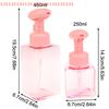 For Liquid Soap Cosmetics Packaging 250/450ml Plastic Foam Dispenser Refillable Empty Press Bottle