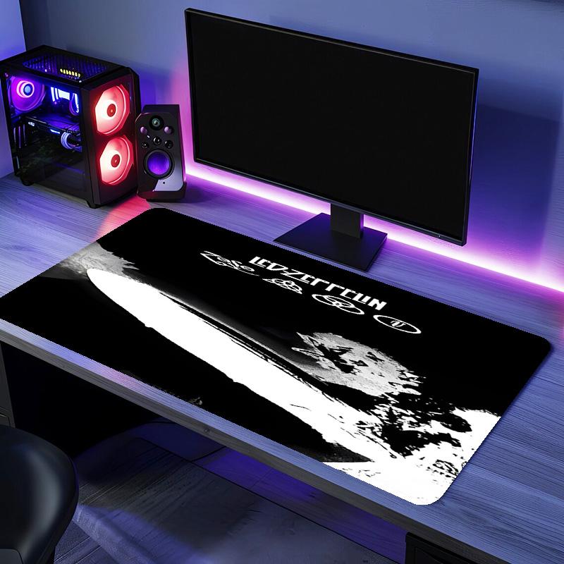 Pop Singer L-Led Zeppelin Mouse Pad - Non-Slip Rubber Base, Smooth Surface for Work,Gaming,Office,And Home Use, Desk Mouse Pad