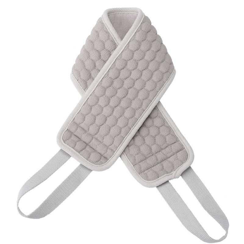 

Длинная экстра отшелушивающая мочалка для тела, скребок для спины, мочалка для кожи, душевая мочалка Gray