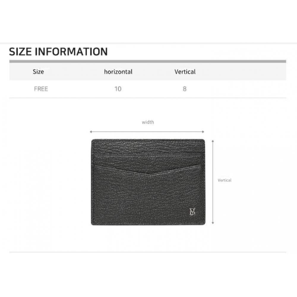 Benovero Goat Embossed Card Wallet Black Bmg1acp5231k1