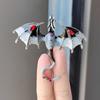 Vintage Enamel Dragon Brooches Jewelry Flying Dragon Brooch Office Rhinestone Brooch Pins