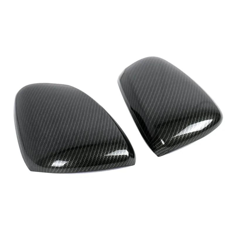 For Renault Koleos 2017- Accessories Carbon Fiber Color Side Mirror Cover Rear View Mirror Trim Sticker For Samsung QM6