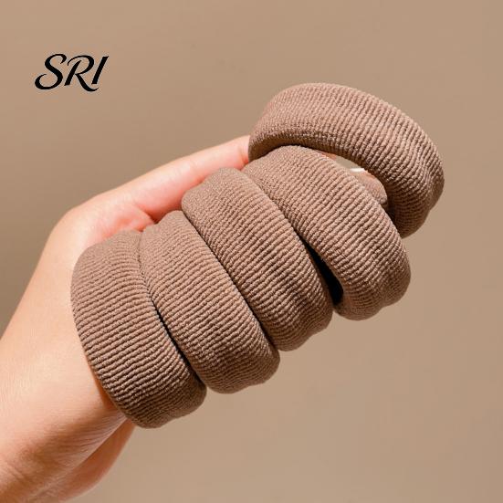 Hair Tie Bracelet Combo 5Pcs Women Ties Adjustable Elasticity Thickened Bands for Thick No Scalp Irritation Holder Versatile Accessories Rubber Band