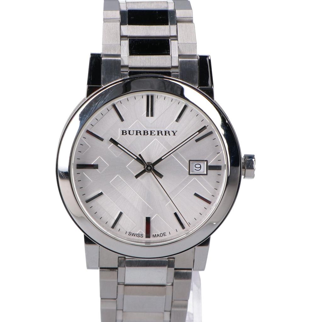 BURBERRY BU9000 The City Date Quartz Watches SilverUsed