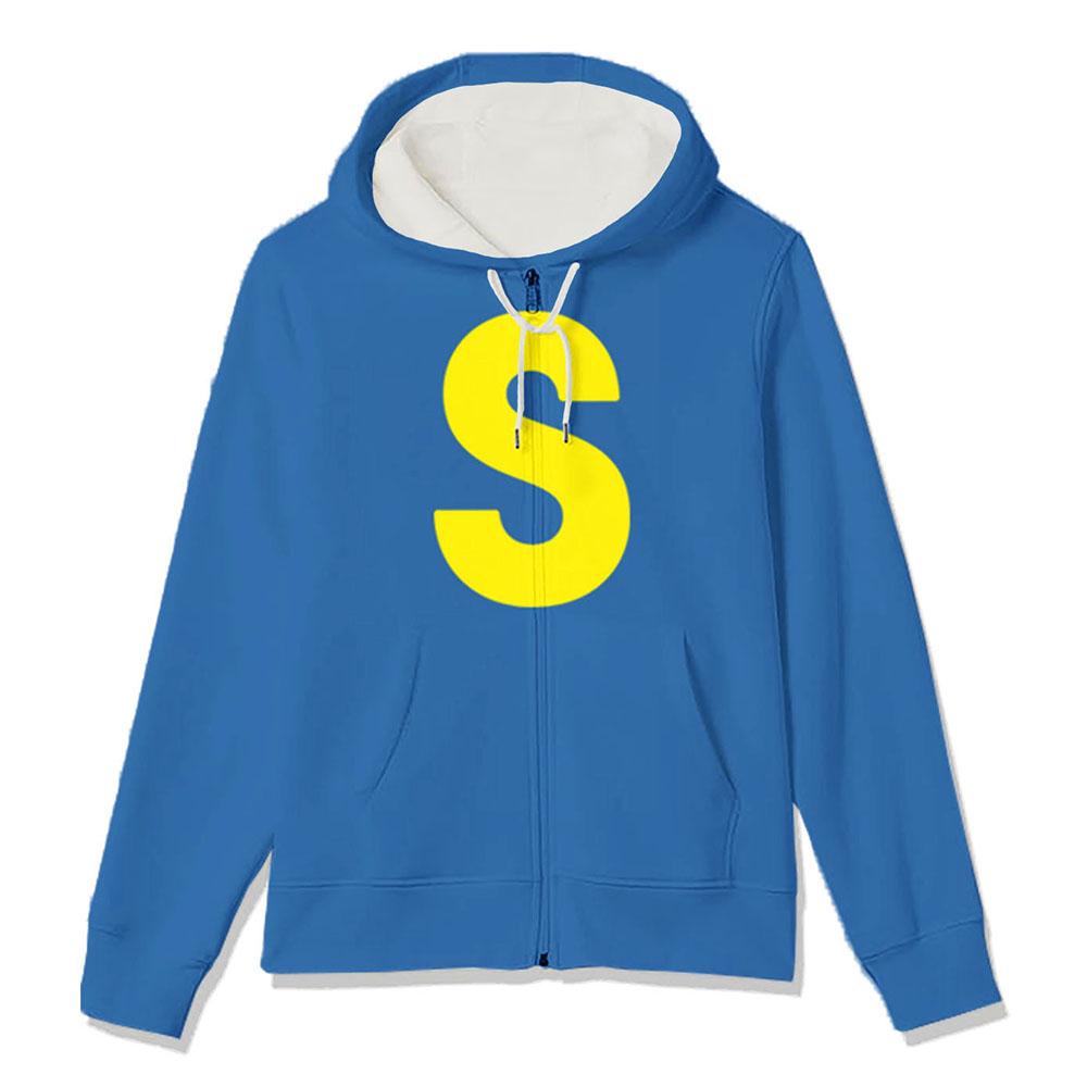 Alvin e i Chipmunks Felpa con Zip A S T Pile Invernale Manica Lunga con Cappuccio Felpe Stampa 3D Uomo Donna Pullover