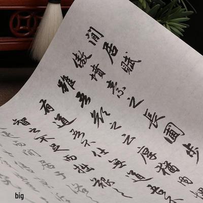 Zhao Mengfu's Running Script & Xianju Fu Practice Scroll: Small Regular Script On Xuan Tracing Paper Character Book