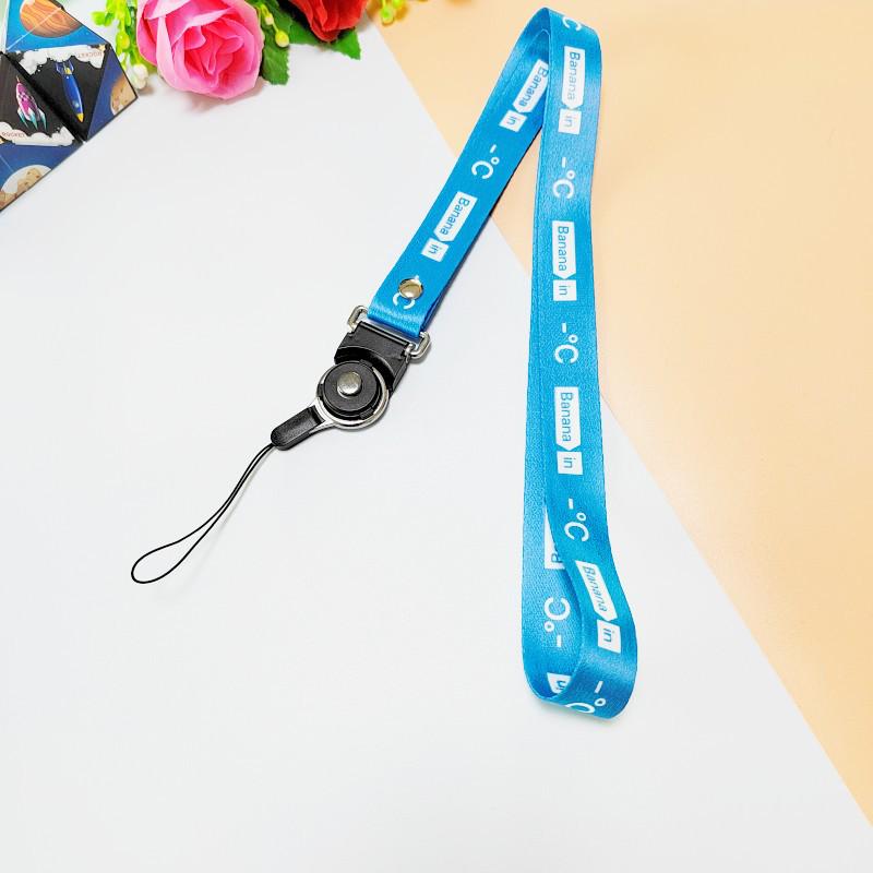 Cartoon Phone & ID Lanyard: Detachable Swivel Strap, Ideal for Work Badge & Phone Case