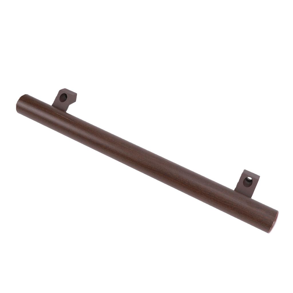 Grab   for Shower Aluminum Alloy 18.9 Inch Anti Slip   Shower Handle for Bathroom Walnut Color