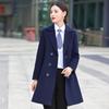 Women's Professional Mid-Length Wool Blend Coat