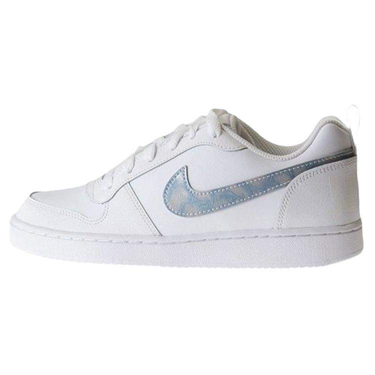 (GS) Nike Court Borough Low  White Blue  Kids  845104-102 EU 35.5