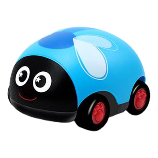 Pull Back Car Lovely Simulated Plastic Ladybug Two-way Pull Back Toy for Kids