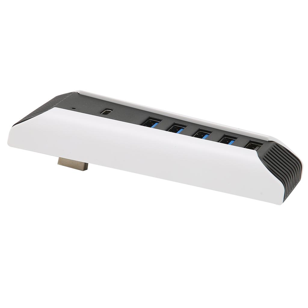 5 In 1 USB Hub HighSpeed Expansion Adapter with USB2.0 TypeC Ports for PS5 Console