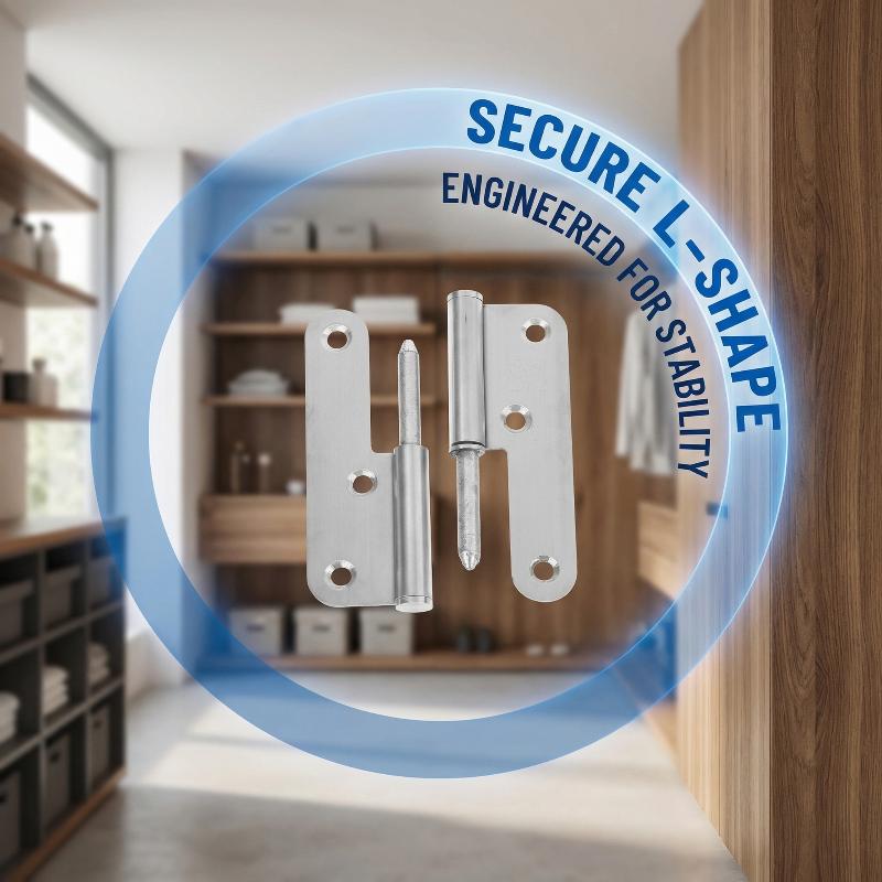 Detachable Fireproof  Hinge 4 Inch Thick Round Corner for Home Renovation and Safe Installations