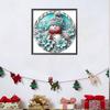Paint By Numbers Kit On Canvas DIY Oil Art Xmas Snowman Picture Decor20x20cm