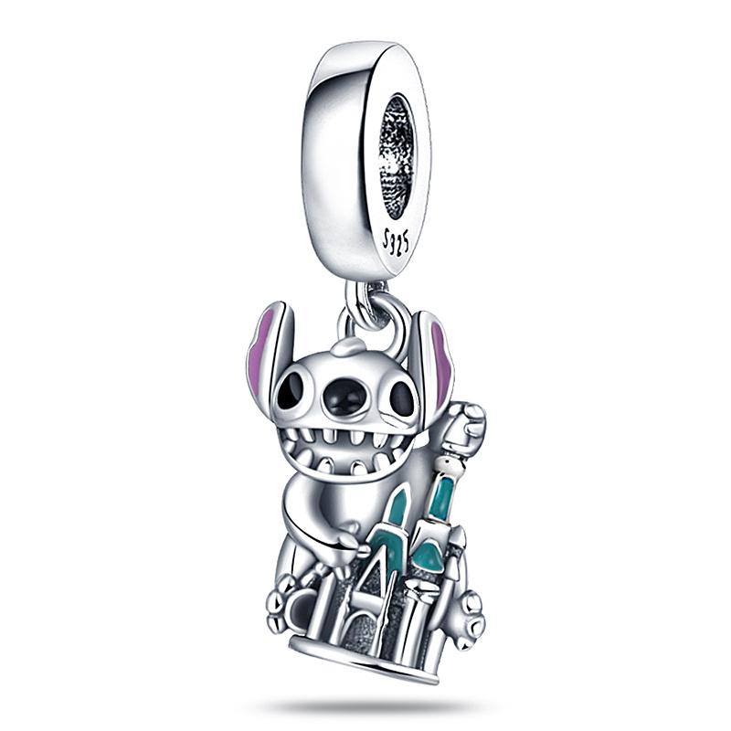 

Charm Bead Charms Bead Charms copper Big Mouth Dog Castle Dangle Compatible With Bangle Bracelets Necklaces Do It Yourself Jewellery