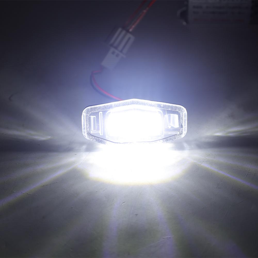2PCS LED License Plate Light 6000K White For Honda Civic For Acura MDX RL TL TSX ILX Auto Accessories Exterior Parts