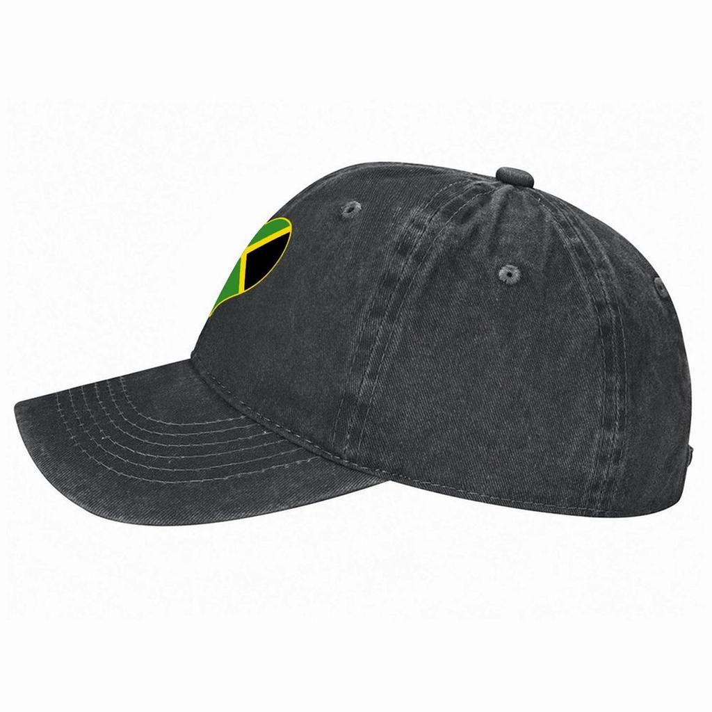 2026 Jamaika Flagge / Jamaikanisches Herz Baseballkappe Golfhut Wintermütze Teemütze Kappe Für Damen 2025 Herren