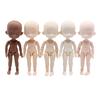1:12 Flexible Joint Doll Body Model PP Figure Rotatable Nude DIY