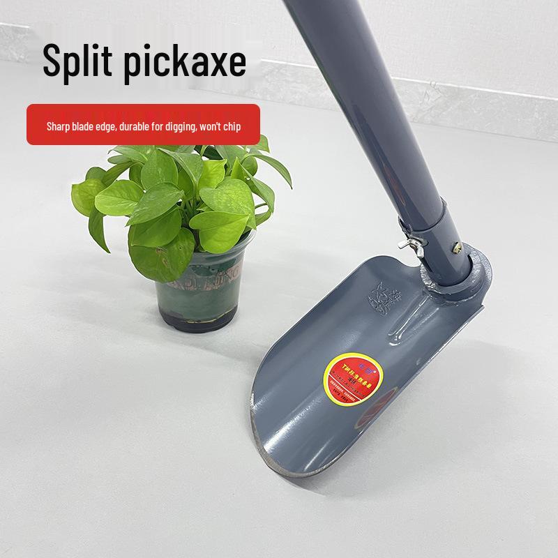 

Detachable Steel Hoe Head with Iron Handle for Tilling and Planting