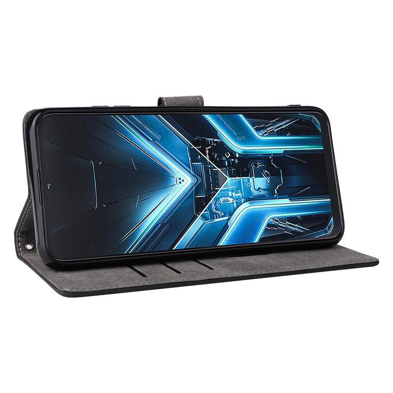 Cooper Cubot X70 Lederhülle mit Kartenfach, Ständer, Trageband und Brieftasche