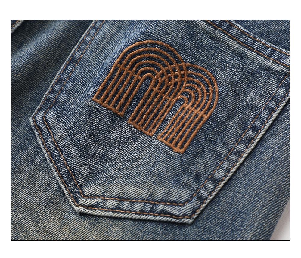 Women's High-Waisted Loose Drapey Slimming Straight-Leg Jeans for Autumn