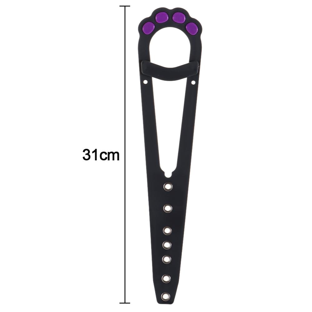 Cat Door Holder Latch Adjustable Cat Door  Alternative To Keep Dogs Out of Cat Litter Boxes and Food Flex Latch Strap