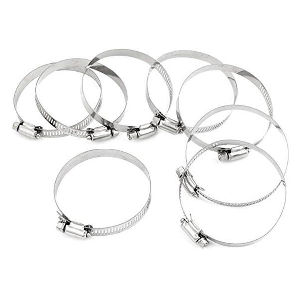 Fascetta stringitubo 18-20mm tubo in acciaio inox 10 pezzi Mini tubo flessibile per tubo di alimentazione Clip da 6 mm-20 mm Dimensioni opzionali