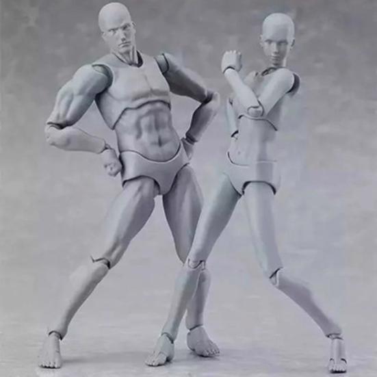 Drawing Sketch Male Female Movable Doll Action Artist Figure Archetype Body
